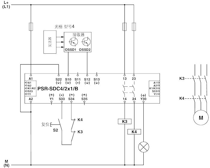 【安全继电器】安全继电器接线及工作原理图