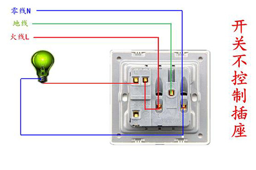 单开5孔插座怎么接线单开五孔开关插座面板接线图