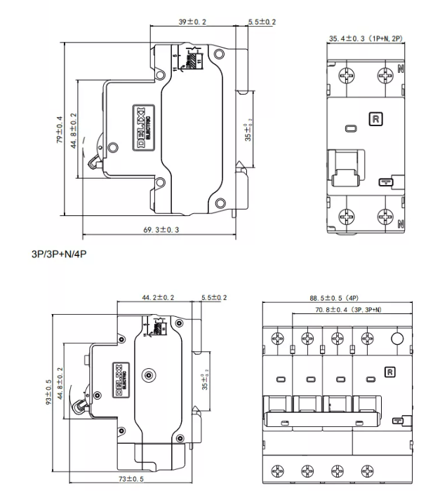 领航者DZ47sLES微型漏电实物拆解
