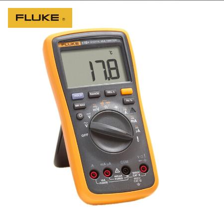 福禄克(FLUKE) 数字万用表多用表三用表复用表交直流1000V 1年维保；F17B+
