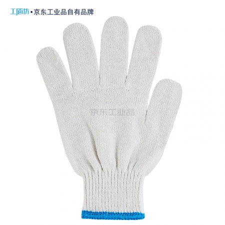 工盾坊 棉纱手套 灯罩棉,10副/包（全新升级）；D-2502-0001