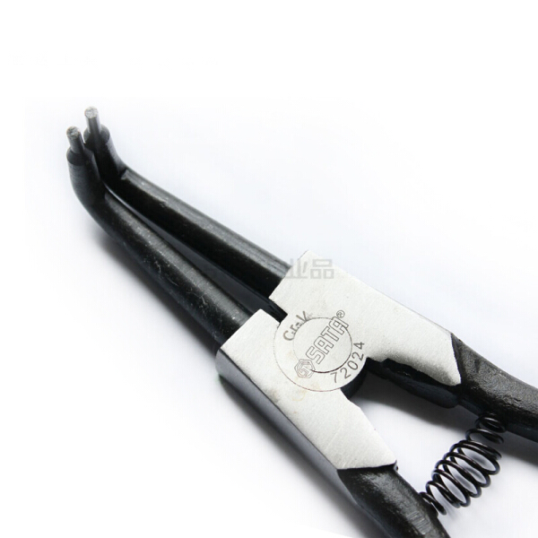 世达 德式轴用曲口卡簧钳13寸;72024